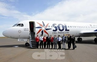 [Internacional] Primeiro voo técnico da "Sol Del Paraguay" Sol+del+Py