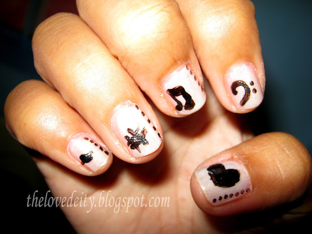 musical-inspired nail art paige