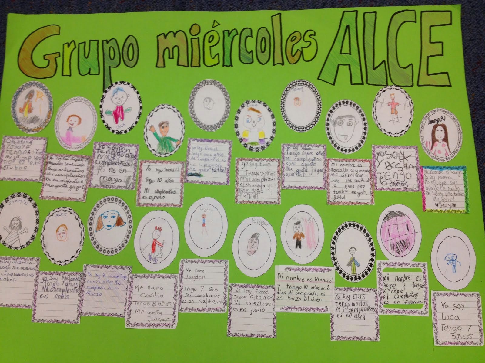 Grupo miércoles ALCE 2015