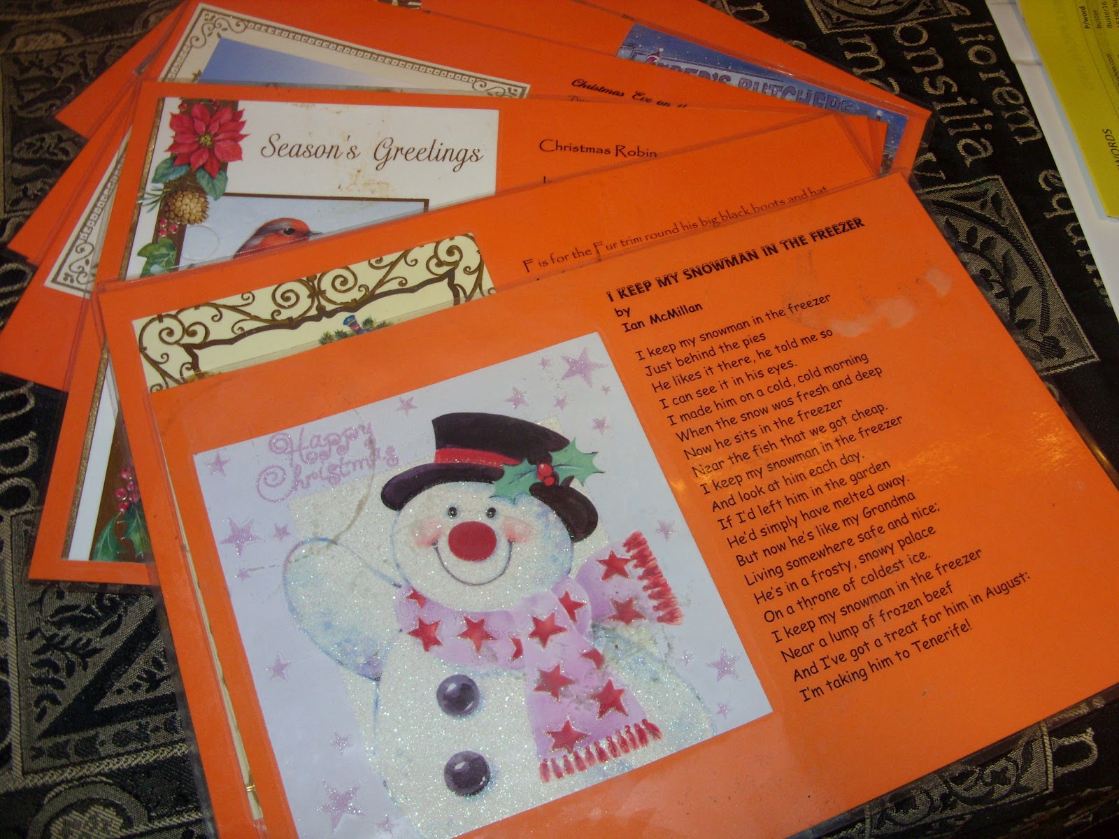 Life at the Seaside, Lancashire, England: RECYCLED CHRISTMAS CARDS