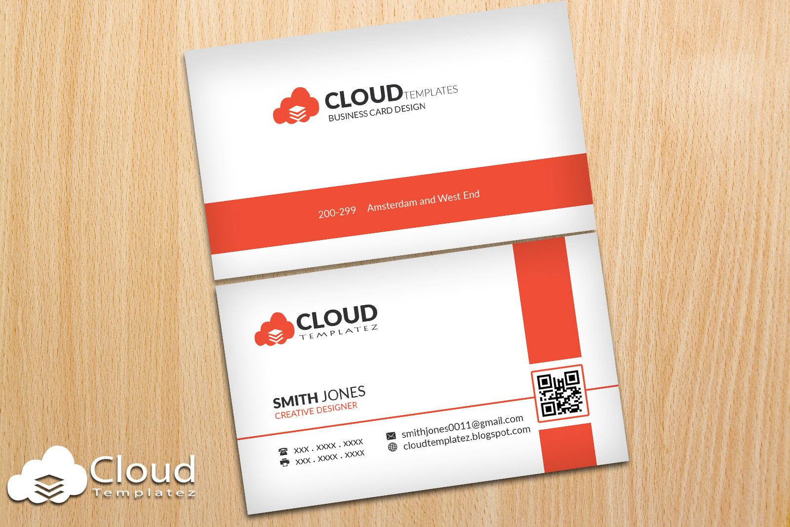 simple clean creative business card template