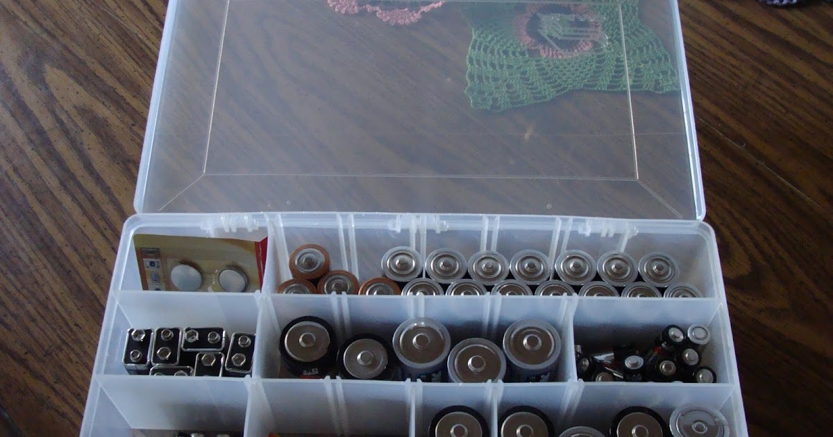 Make, Do and Mend Batteries My favorite way to organize them