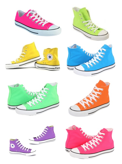 Bright Colored Converse