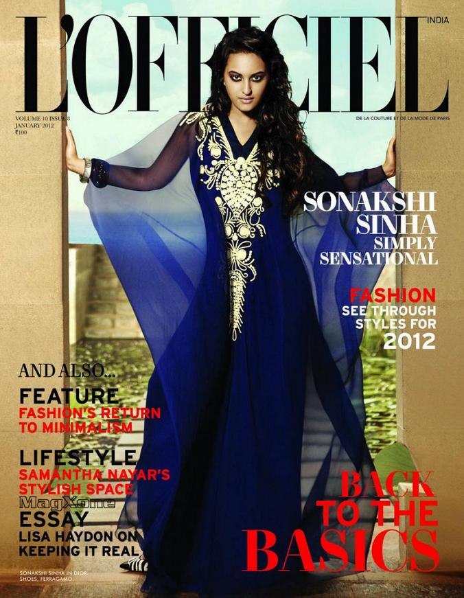 Sonakshi Sinha For L Officiel India January 2012