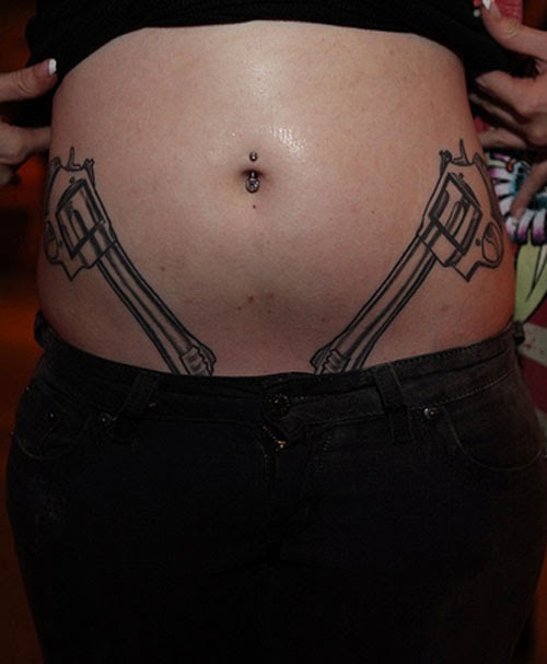 Girls Tattoos On Hip Girl Tattoos