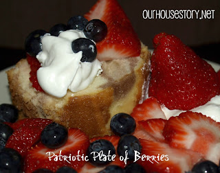 Patriotic Plate of Berries