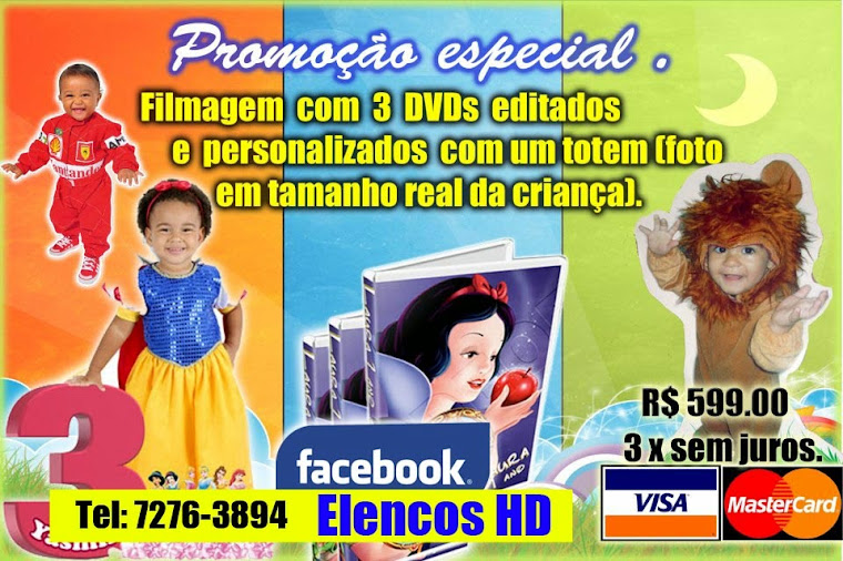 Promoção para festa infantil.