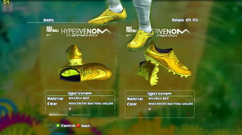 nike hypervenom gold neymar