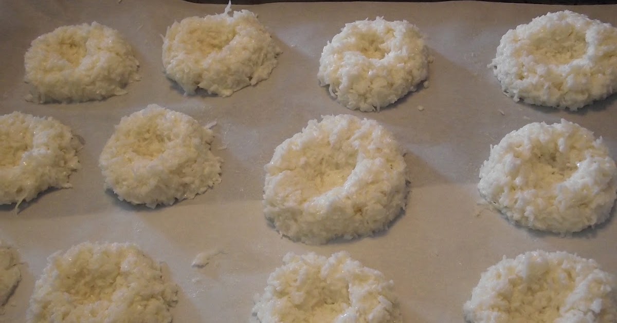 Momma Melly Coconut Bird Nest Cookies