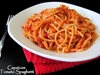 Tomato Capsicum Spaghetti