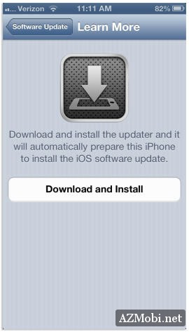 How to update the iPhone 5 to iOS 6.0.1