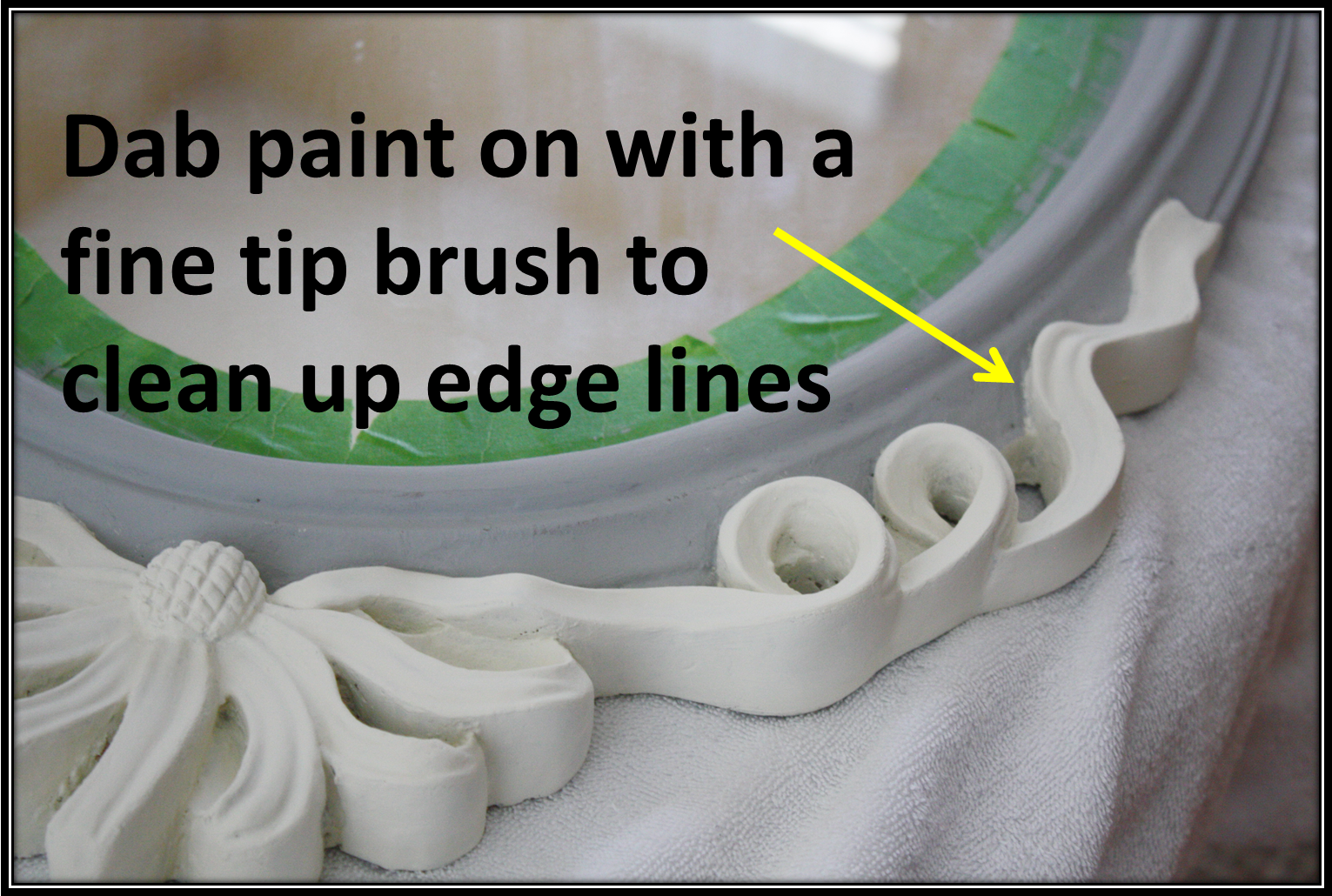 How to Paint Decorative Trim on Furniture