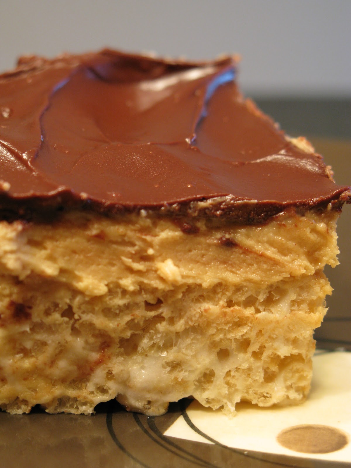 Tortillas and Honey Peanut Butter Cup Rice Krispies Bars