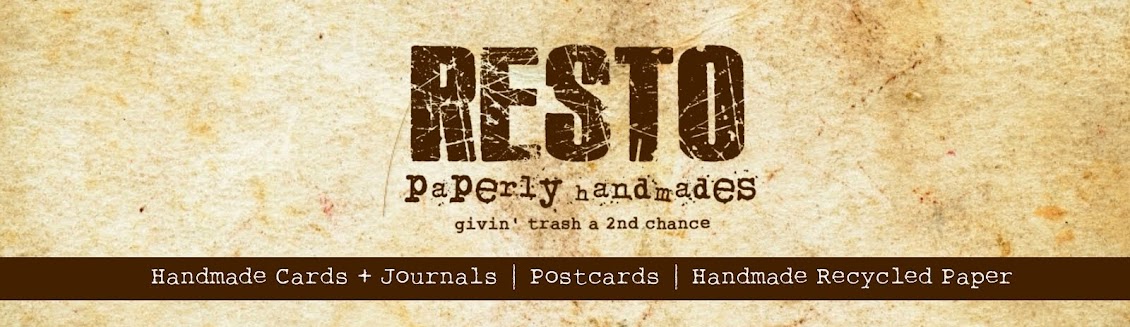 Resto Paperly Handmades - Handmade Cards, Journals, Recycled Paper & Postcards etc