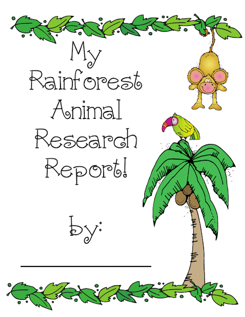 Rainforest writing paper