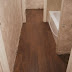 Bathroom With Wood Tile Floor