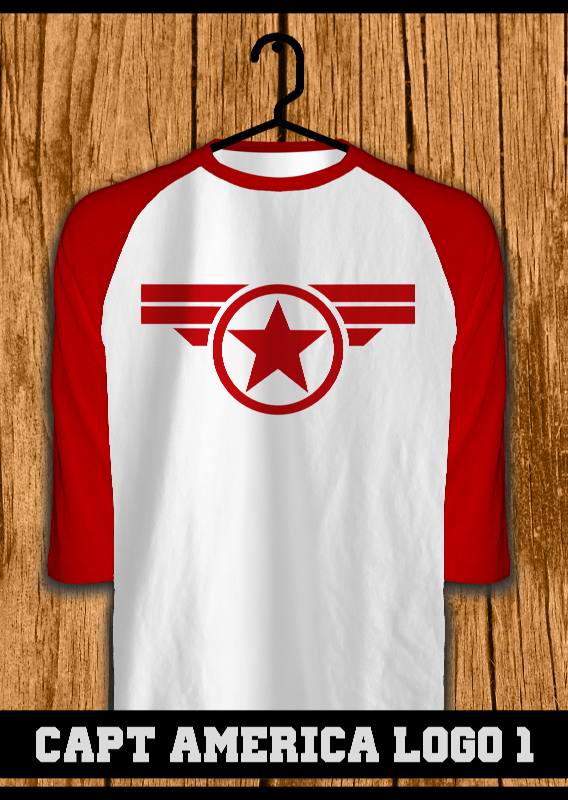 kaos raglan capt america logo 1 ical kaos kaos raglan capt america logo 1 ical kaos