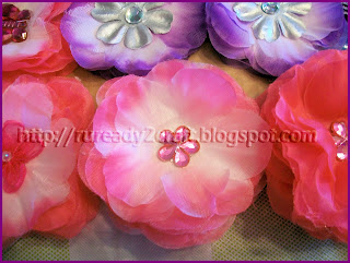 Luau flower hair bow craft easy flower hair bow craft hair accessory
