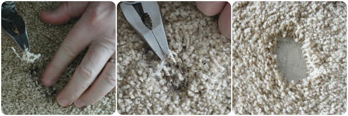 How To Patch A Burn Hole In Carpet