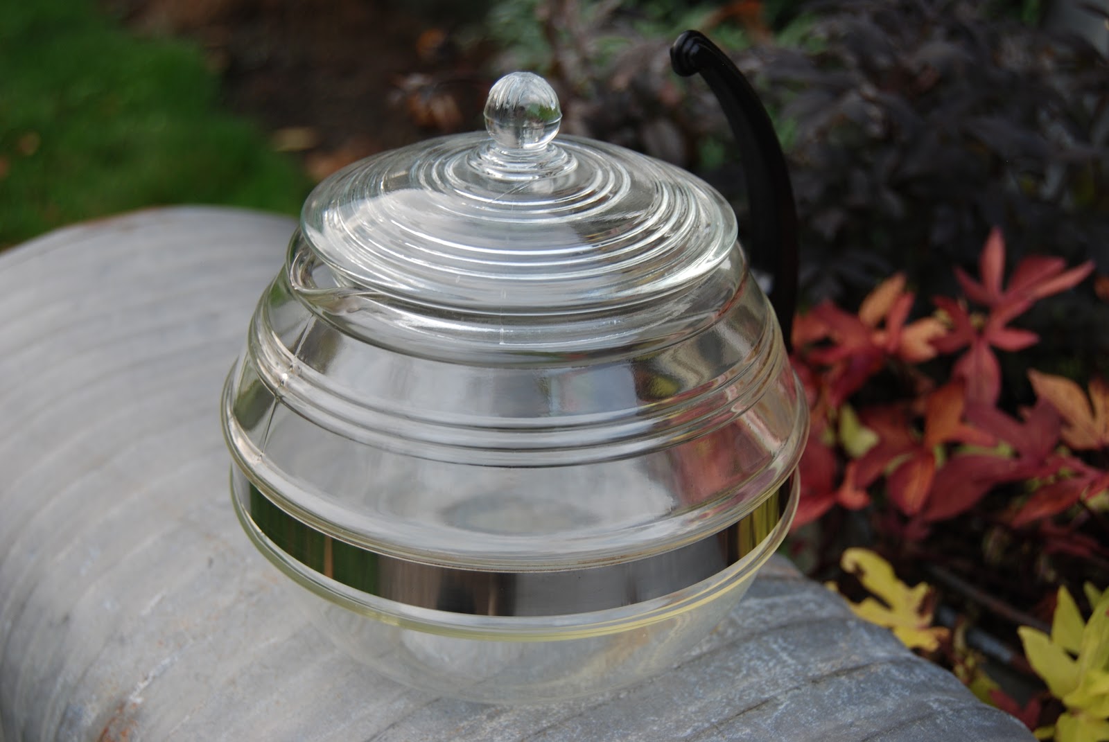 Lucky & Lou's Second Hand News SOLD Antique Glass Teapot 16