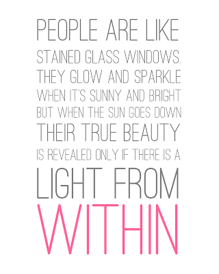 Light From Within Free Printable from Love Grows Wild www.lovegrowswild.com #printable #quote 