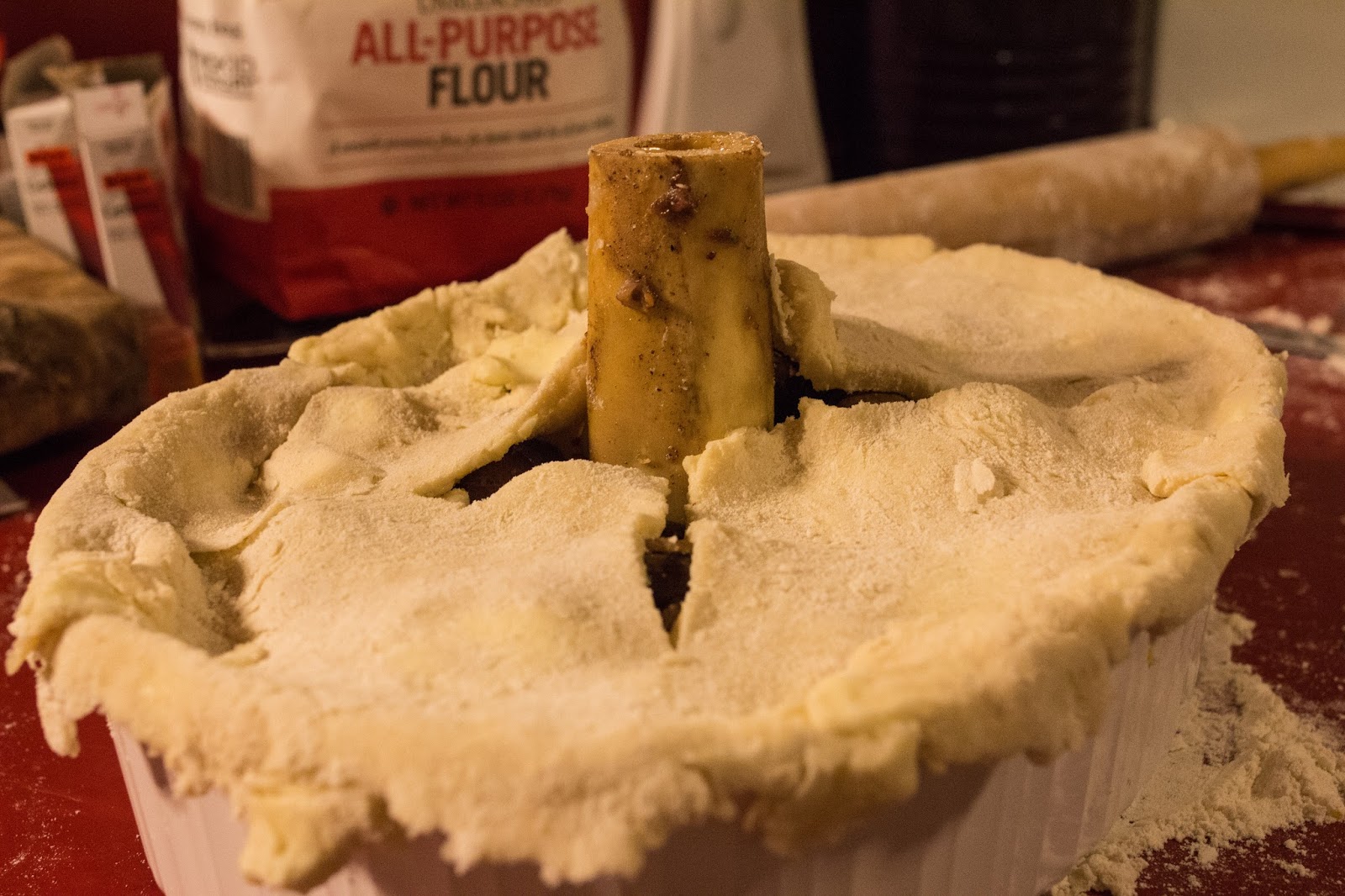 Beef Tongue and Tail Pie