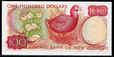 money New Zealand currency 100 Dollars