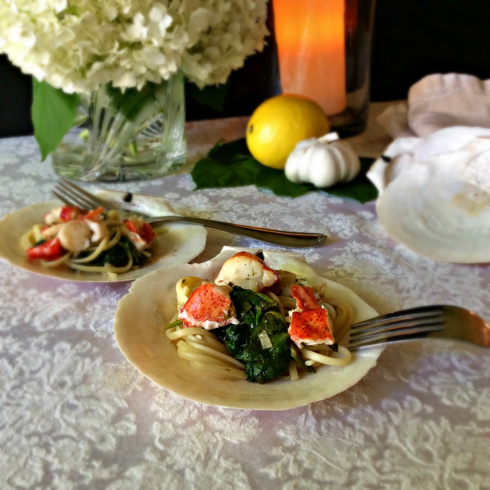 Cooking On A Budget Lobster Linguine with Lemon Cream Sauce