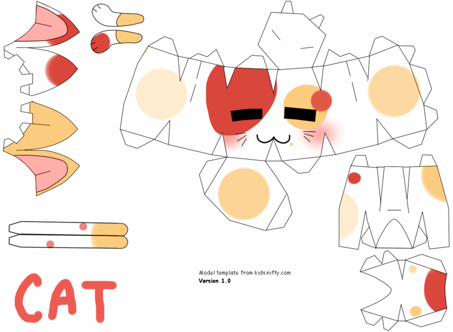 Cat Papercraft vini np's site