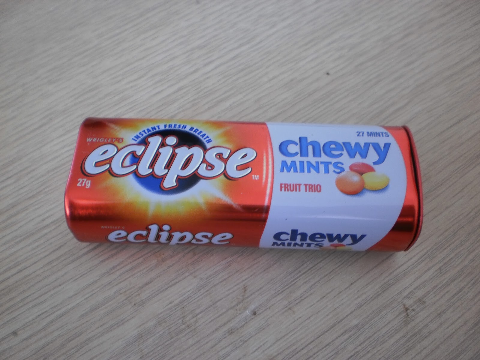 Junk Food Journal Eclipse Chewy Mints Fruit Trio