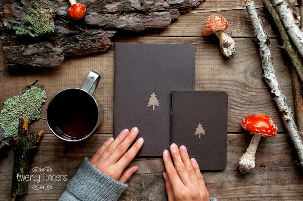 natural notebooks and sketchbooks