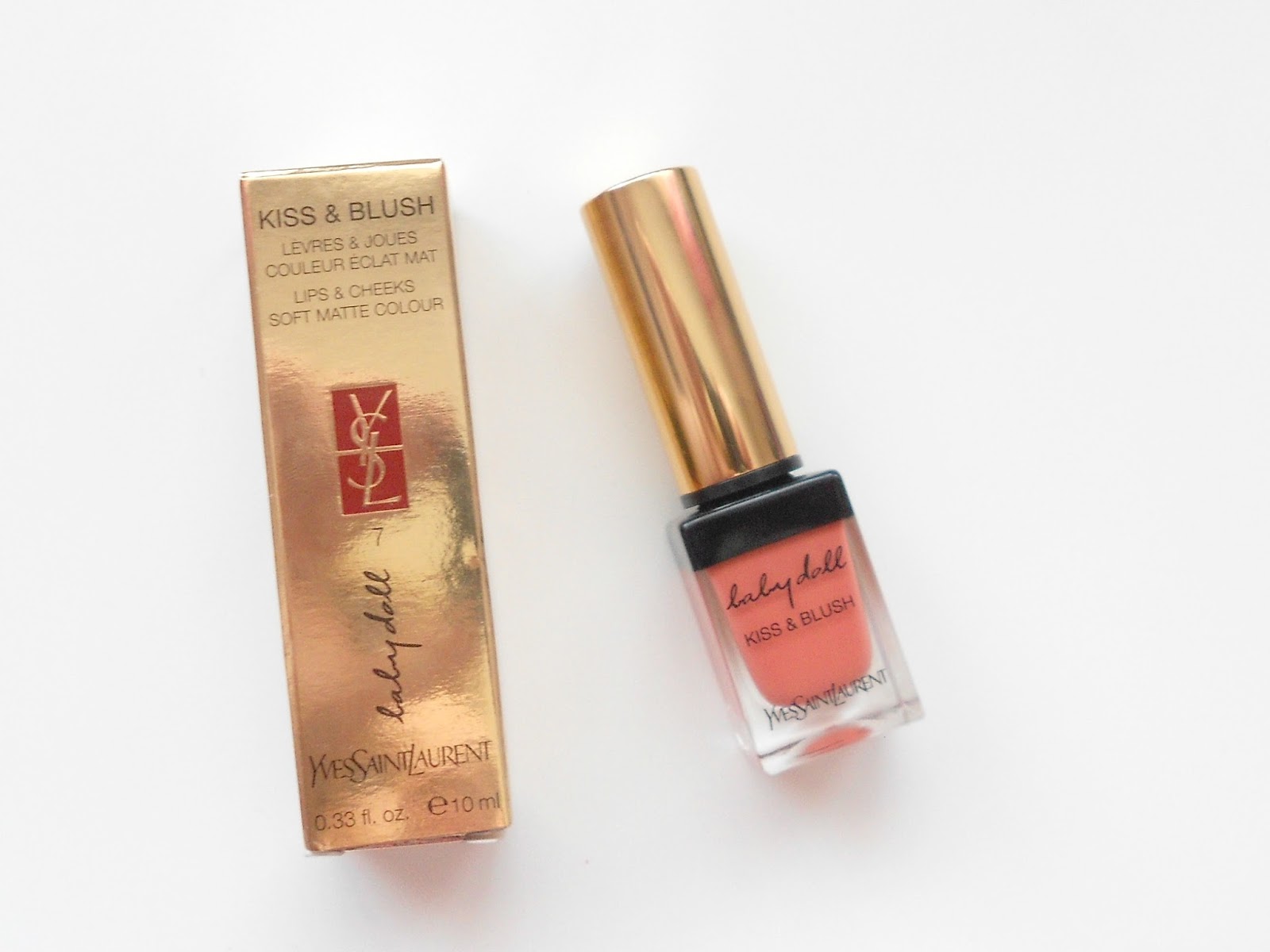 YSL Babydoll Kiss & Blush shade 7 (Corail Affranchi)
