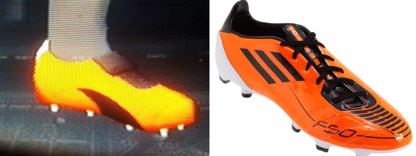 adidas f50 laranja