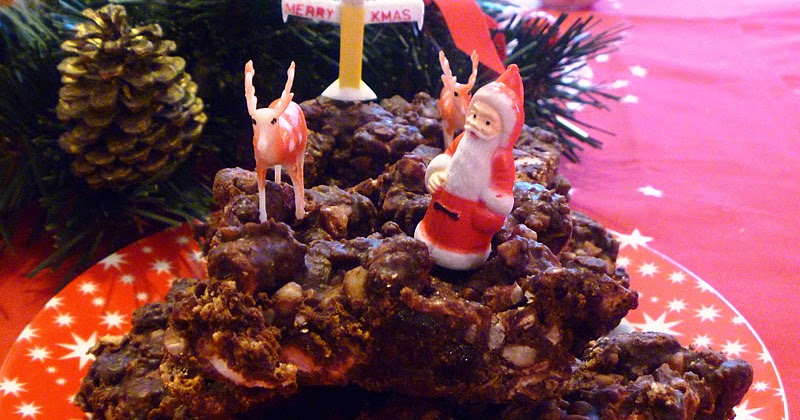 Rocky Road Christmas Ice Cream Cake Rocky Road Christmas Ice Cream Cake