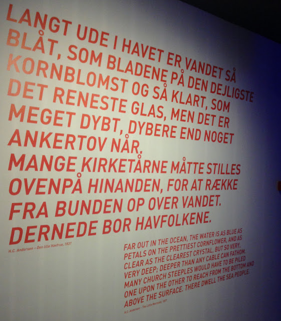 A quote from HC Andersen's The Little Mermaid at the Maritime Museum of Denmark by Bjarke Ingels Group A quote from HC Andersen's The Little Mermaid at the Maritime Museum of Denmark by Bjarke Ingels Group