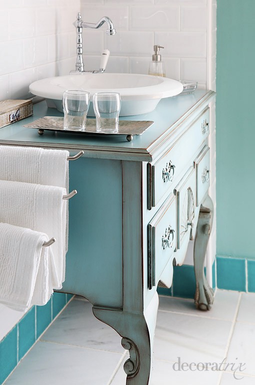 Latinspiration De kleur van Zuid Amerika Turquoise Vloerwisser Voor Badkamer ~ Latinspiration De kleur van Zuid Amerika Turquoise