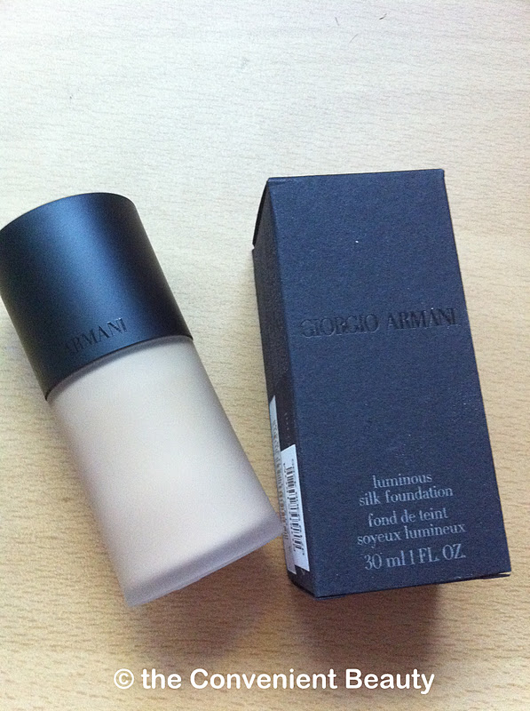 Review With Pictures: Armani Beauty Luminous Silk Foundation