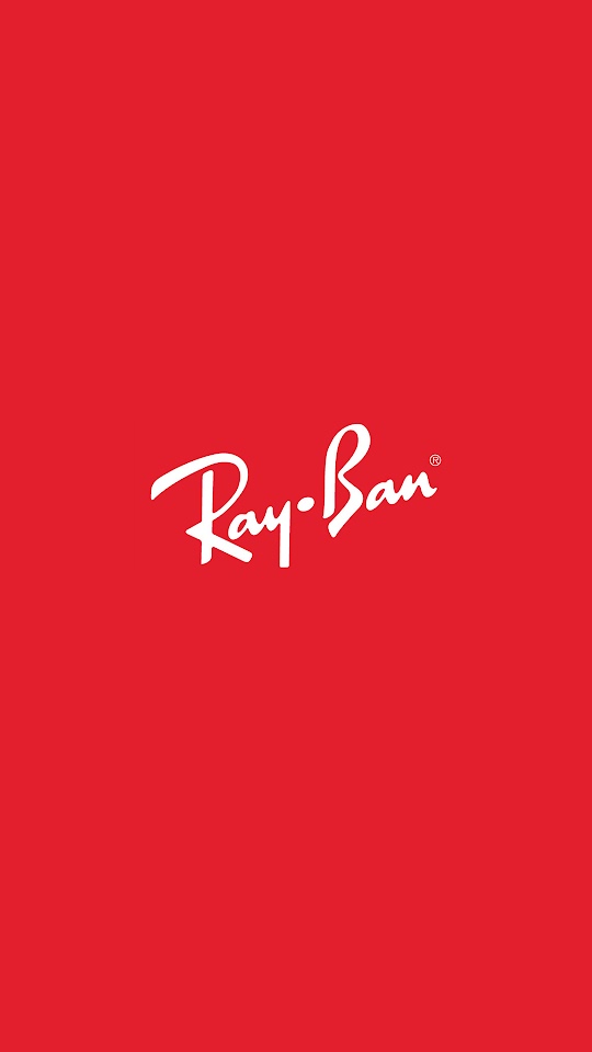 Ray Ban Red Logo Android Wallpaper