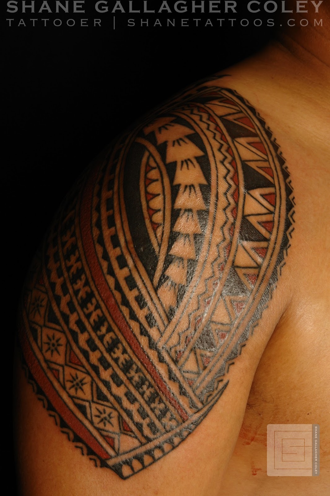 SHANE TATTOOS: Polynesian Shoulder Tattoo