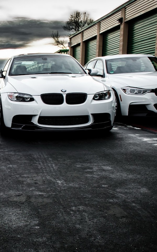 White BMW Sport Cars Android Wallpaper