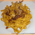 Tagliatelle pancetta e funghi