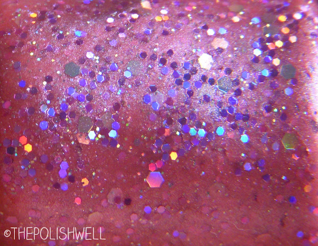 The Polish Well: Sparkles by Julie: Bubble Gum and Waterlily