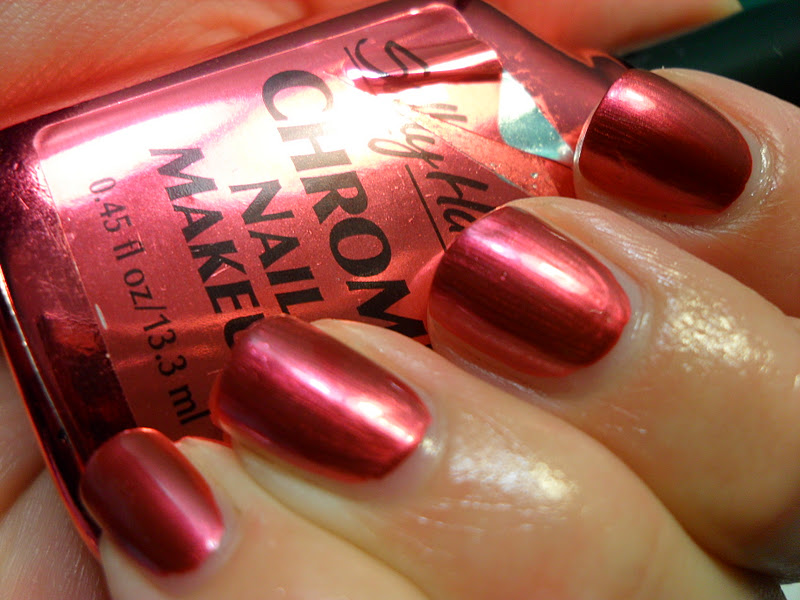 Polished Claws Up! Sally Hansen Chrome Nail Makeup in Tourmaline Chrome