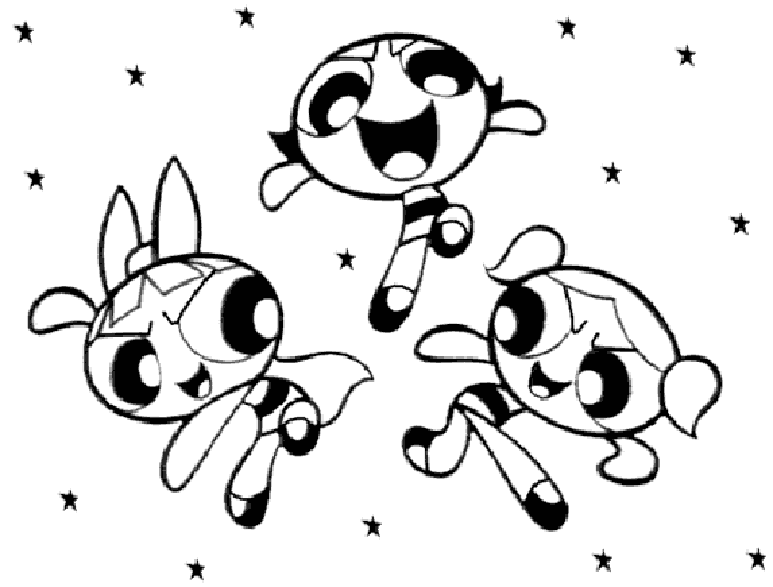 Powerpuff Girls Coloring Pages title=