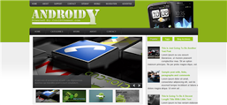 Androidy Blogger Template is a free premium style blogger template