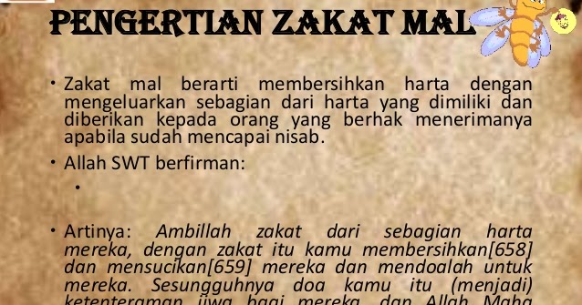 Kumpulan Materi Agama Definisi Pengertian Zakat Mal