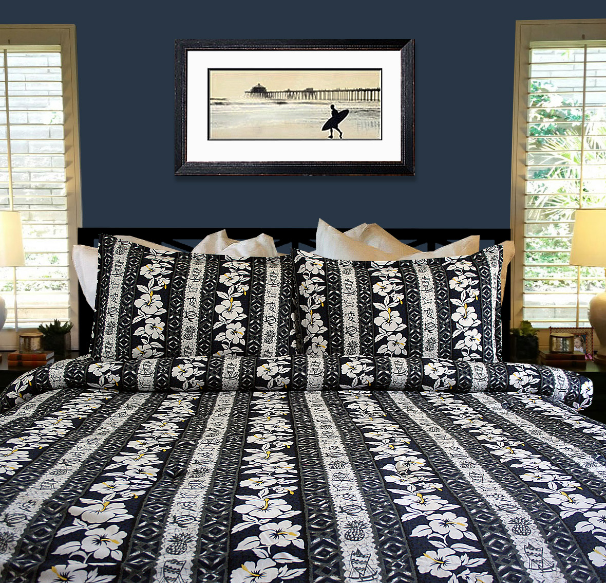 Hawaiian, Surf and Tropical Bedding New Hawaiian Bedding Fabric Added