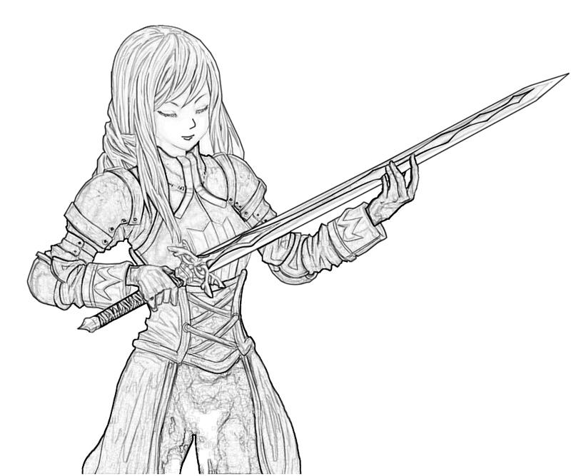 Agrias Oaks Sword Coloring Pages agrias-oaks-sword-coloring-pages