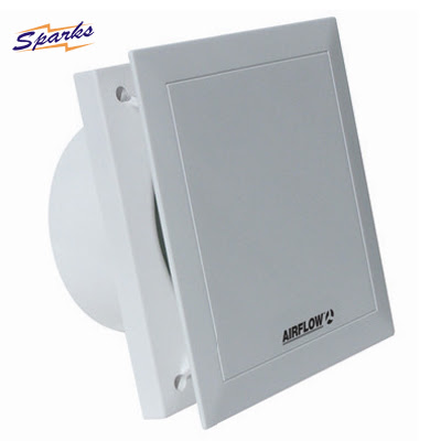 Airflow QuietAir QT100 Extractor Fan. The Quietair QT100 from Airflow is a range of elegant, discreet axial fans that are supremely quiet and activate only when they are really needed. Airflow QuietAir QT100 Extractor Fan