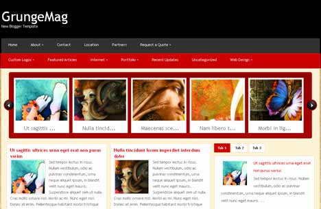 GrungeMag Blogger Template GrungeMag Blogger Template